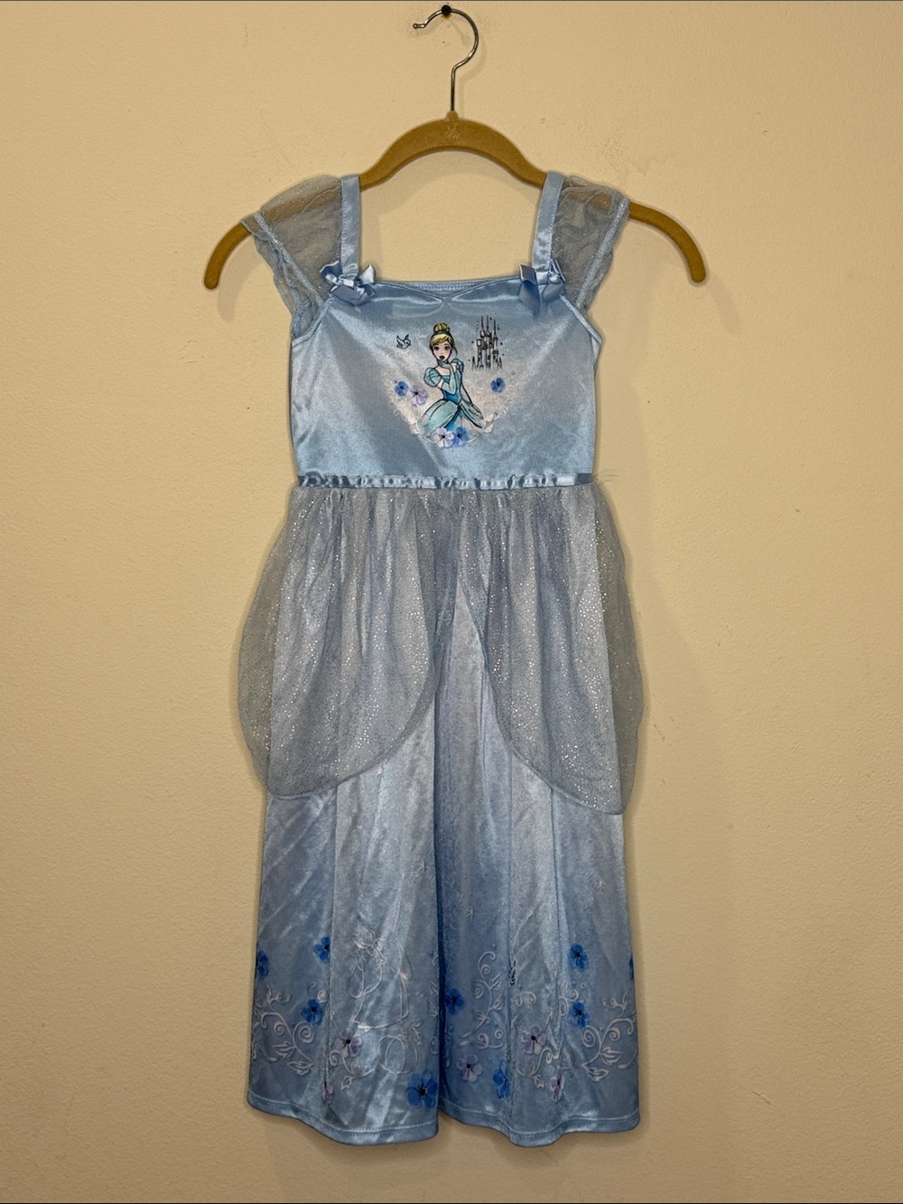 Cinderella Blue Princess Tulle Dress Costume for Kids